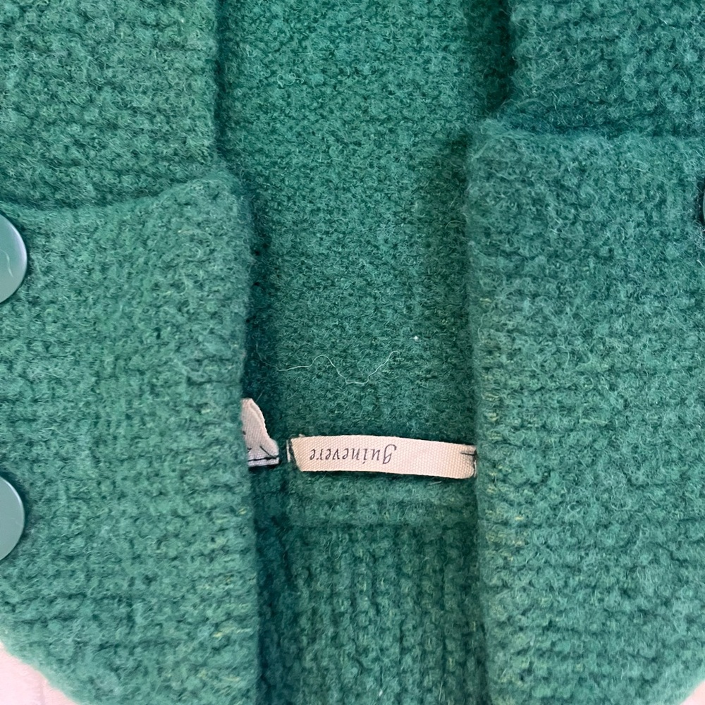Anthropologie Green Knit Sweater